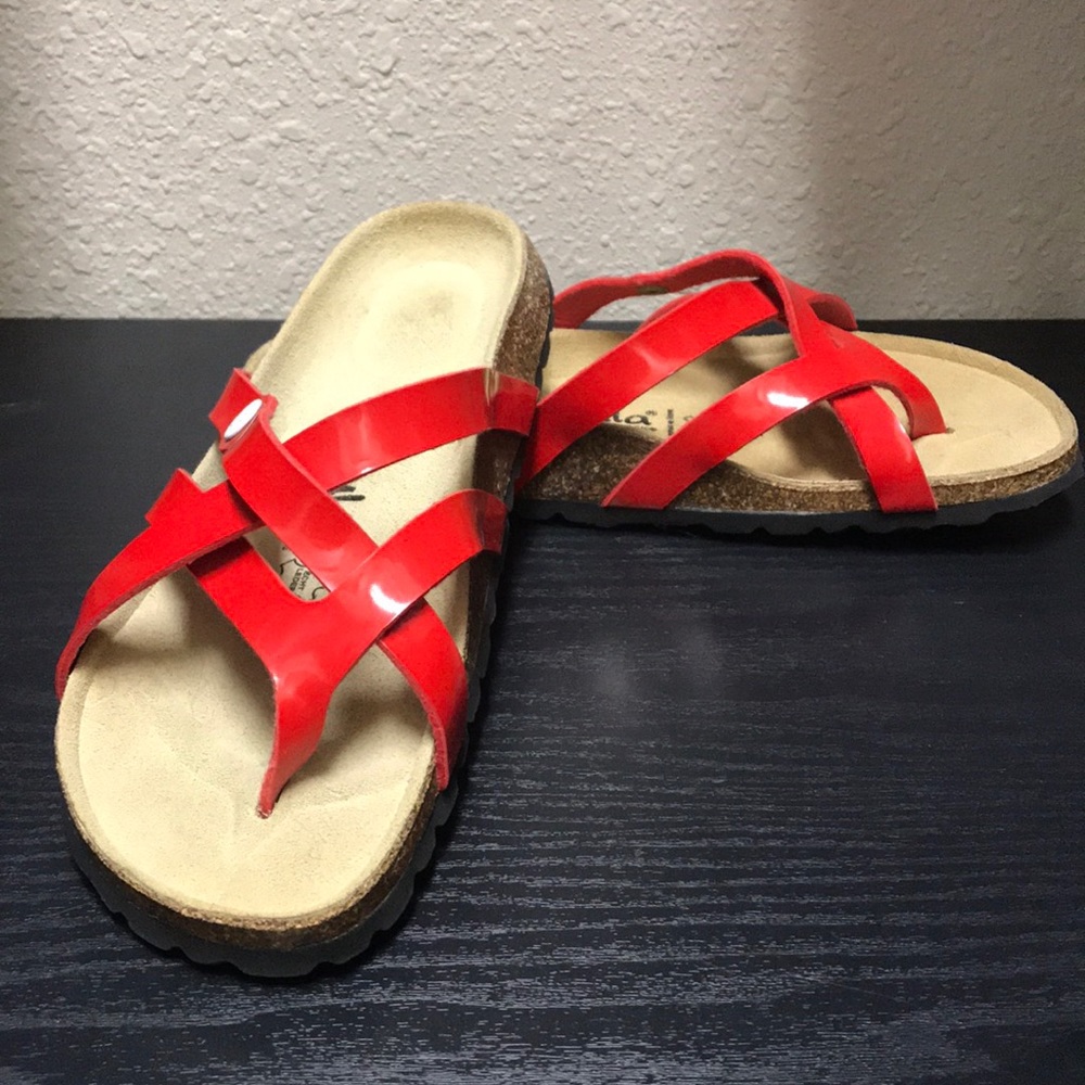 Betula by Birkenstock Red Sandals